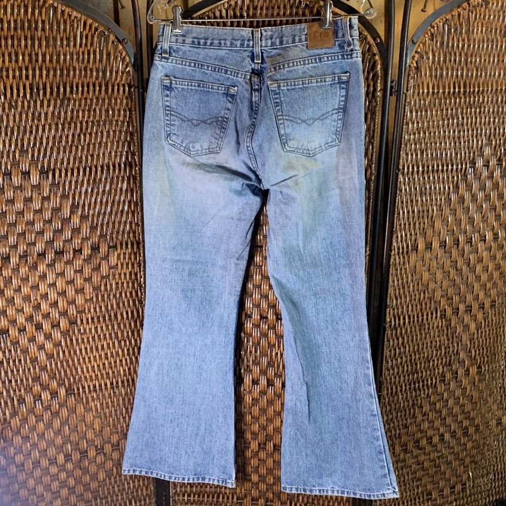 Vintage Y2K Flare 100% Cotton Canyon River Blues Jeans Size 7 Short - Picture 6 of 6